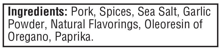 Chorizo Ingredients