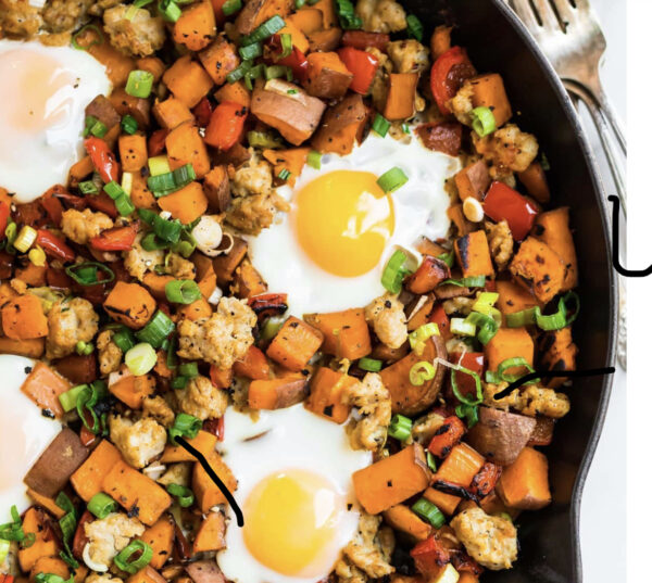 Hatch Green Chile, Sweet Potato & Pepper Skillet Boulder Sausage